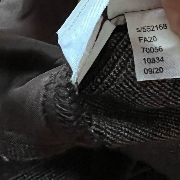 EUC LOFT brown plaid slim fit pants size 14 - Picture 10 of 14